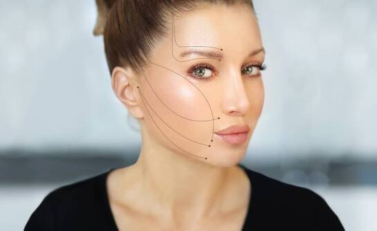 Korekcja asymetrii twarzy przy użyciu kwasu hialuronowego