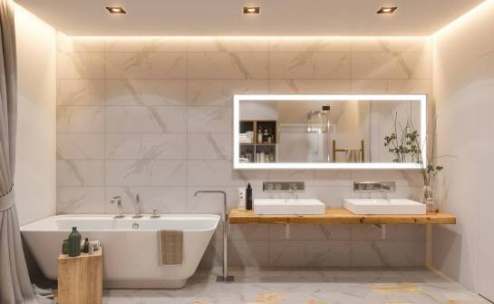 Czy lustra ledowe mogą optycznie powiększać łazienkę?