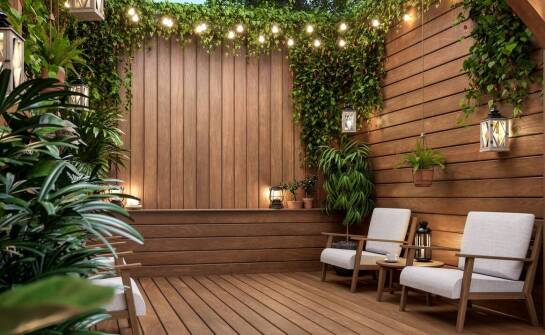 Opalane drewno w projektach tarasów – jakie korzyści przynosi?
