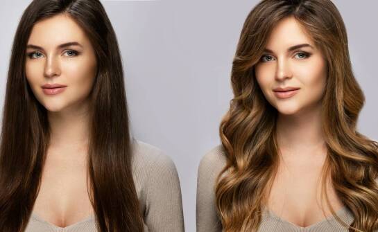 Wpływ długości 55 cm na komfort noszenia włosów doczepianych