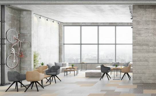 Zastosowanie tkaniny Mystic 603 w przestrzeniach publicznych