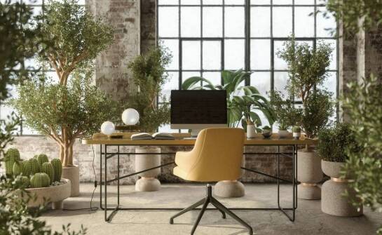 Zastosowanie listw zasilających w przestrzeni biurowej.