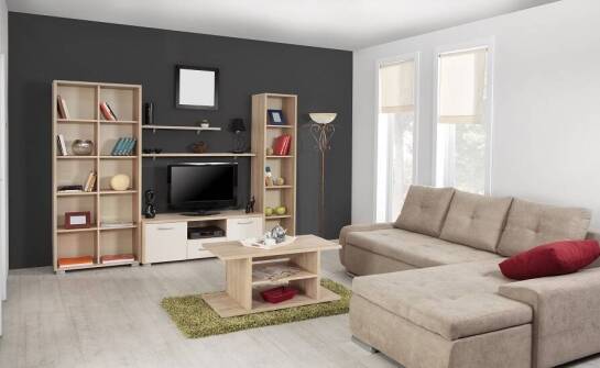 Zalety mebli systemowych w aranżacji salonu – wygoda i styl