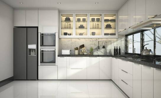 Wpływ lustrzanych płytek 60x60 na design nowoczesnej kuchni