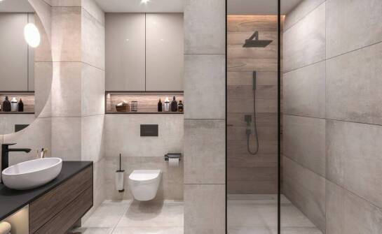 Wielkoformatowy gres – idealne rozwiązanie dla przestronnych wnętrz łazienkowych