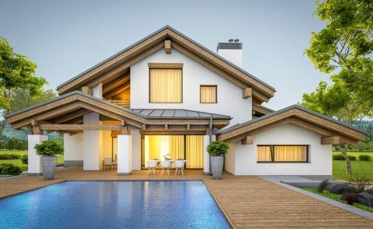 Zróżnicowanie projektów nowych drewnianych domów na sprzedaż według metrażu