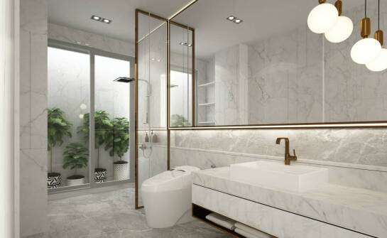 Jak zastosować białe płytki jodełka francuska w nowoczesnej łazience?