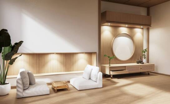 Estetyka i funkcjonalność stołów z klepek w przestrzeniach wystawienniczych.