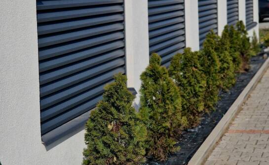 Estetyka i funkcjonalność – wysoki płot lamelowy jako element małej architektury