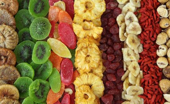 Liofilizowane owoce jako składnik produktów o trwałości przedłużonej