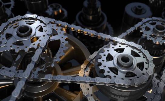 Wie passt man Kettenräder für Krone an eine Maschine an?