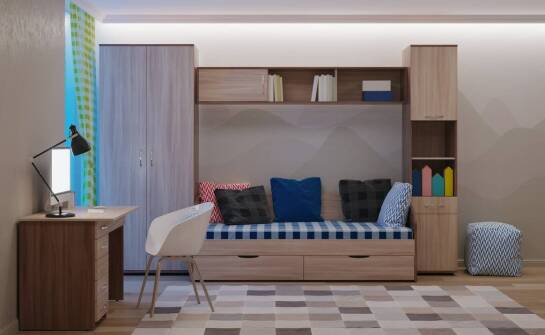 Jakie kolory i materiały najlepiej pasują do bukowej antresoli dla młodzieży?