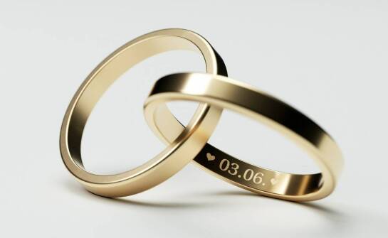 Nowoczesne wzory ślubnych obrączek z żółtego złota – przegląd trendów