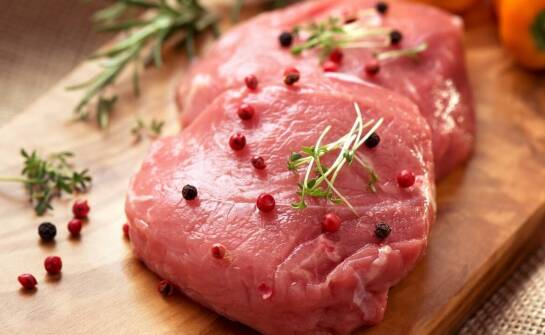 What are pork inner cheeks used for in gastronomy?