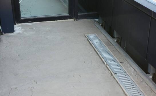 Betonrinnen in Entwässerungssystemen für den Wohnungsbau