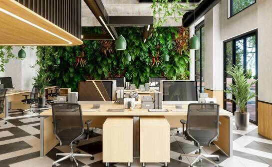 Jak wykorzystać sztuczny mech do stworzenia zielonej ściany w biurze?