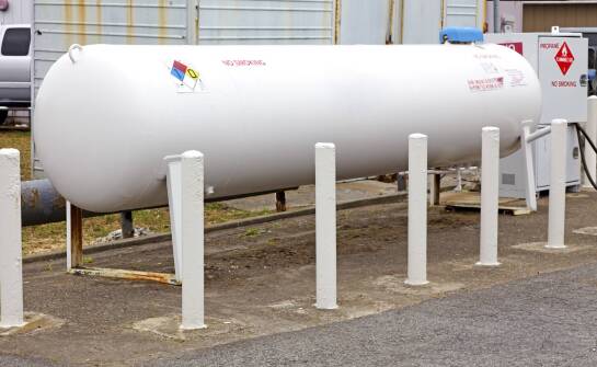 What are gas tanks for sale equipped with?