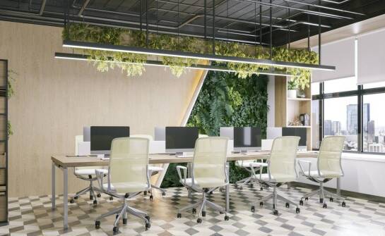 Technologie wspomagające utrzymanie zielonych ścian w biurach
