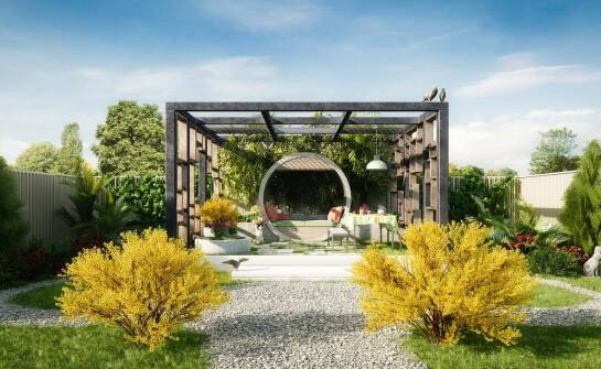 Gartenpavillons als Element der Gestaltung von Erholungsbereichen