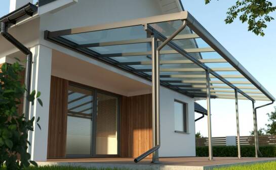 Nowoczesne pergole z systemem orynnowania – ochrona przed deszczem