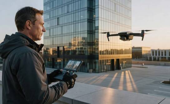 Jak dron pomaga pokazać skalę i otoczenie warszawskiej nieruchomości