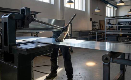Jak długość robocza gilotyny wpływa na pracę z długimi arkuszami w warsztacie