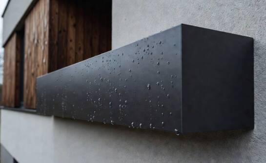 Dlaczego dwa podobne aluminiowe numery domu starzeją się inaczej mimo tej samej grubości
