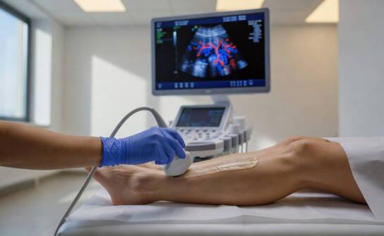 Co lekarz sprawdza w USG Doppler żył nóg przy obrzęku i uczuciu ciężkości