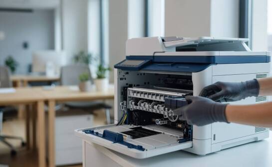 Jak przebiega zgłoszenie i diagnoza awarii urządzenia Xerox w szczecińskim biurze
