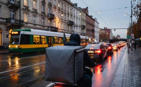 Jak układ ulic i korki kształtują granice stref dostaw jedzenia w poszczególnych dzielnicach