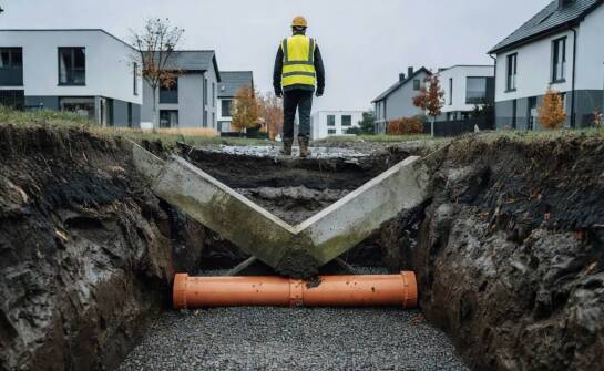 Kolizje podziemne i trudne grunty — jak uwarunkowania terenu determinują projekt zewnętrznej sieci kanalizacyjnej