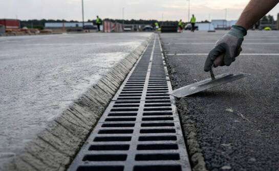 Jak dobrać klasę obciążenia i sposób osadzenia koryt odwodnieniowych do dróg, parkingów i garaży