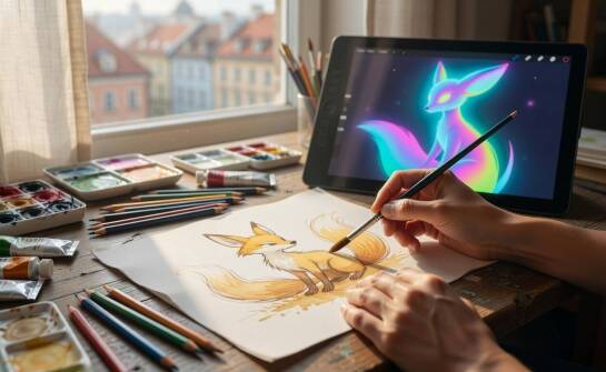 Jak powstaje ilustracja do książki dziecięcej: od analizy tekstu po kolor i światło