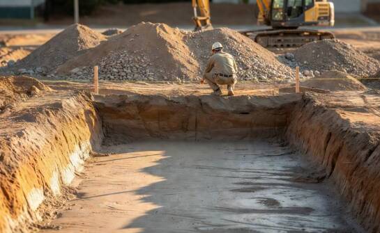 Stabilizacja wykopu pod fundament lub szambo, gdy samo kopanie nie wystarcza