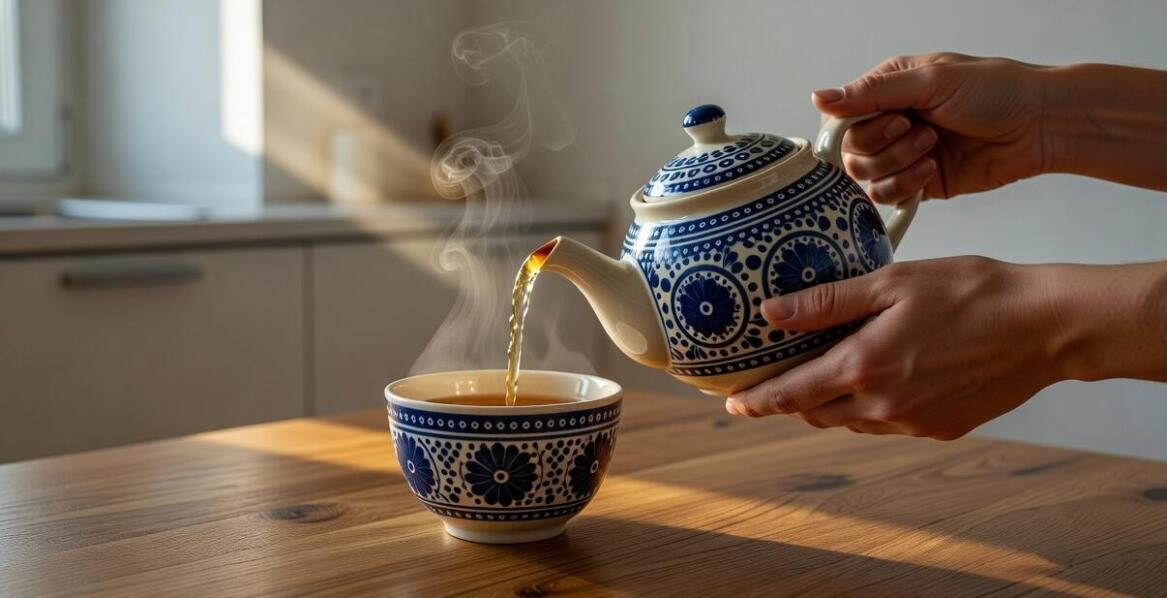 How Do Cup Shape and Teapot Capacity Affect Aroma, Temperature and the Drinking Experience?