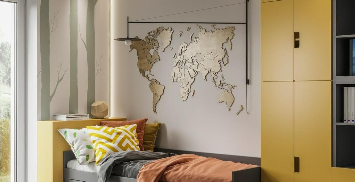 Szafa młodzieżowa z wbudowanymi półkami – optymalne wykorzystanie przestrzeni