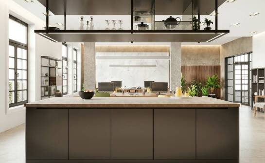 Drzwi szklane loft w nowoczesnym biurze – funkcjonalność i design