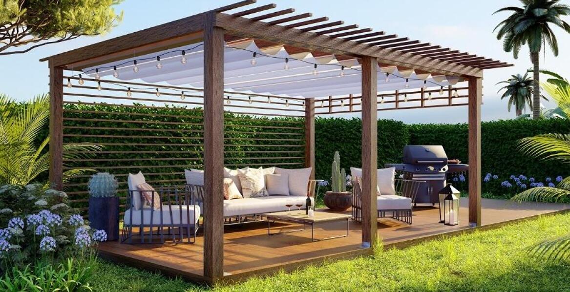 Jak pergola rzymska wpływa na ochronę przed słońcem i deszczem?