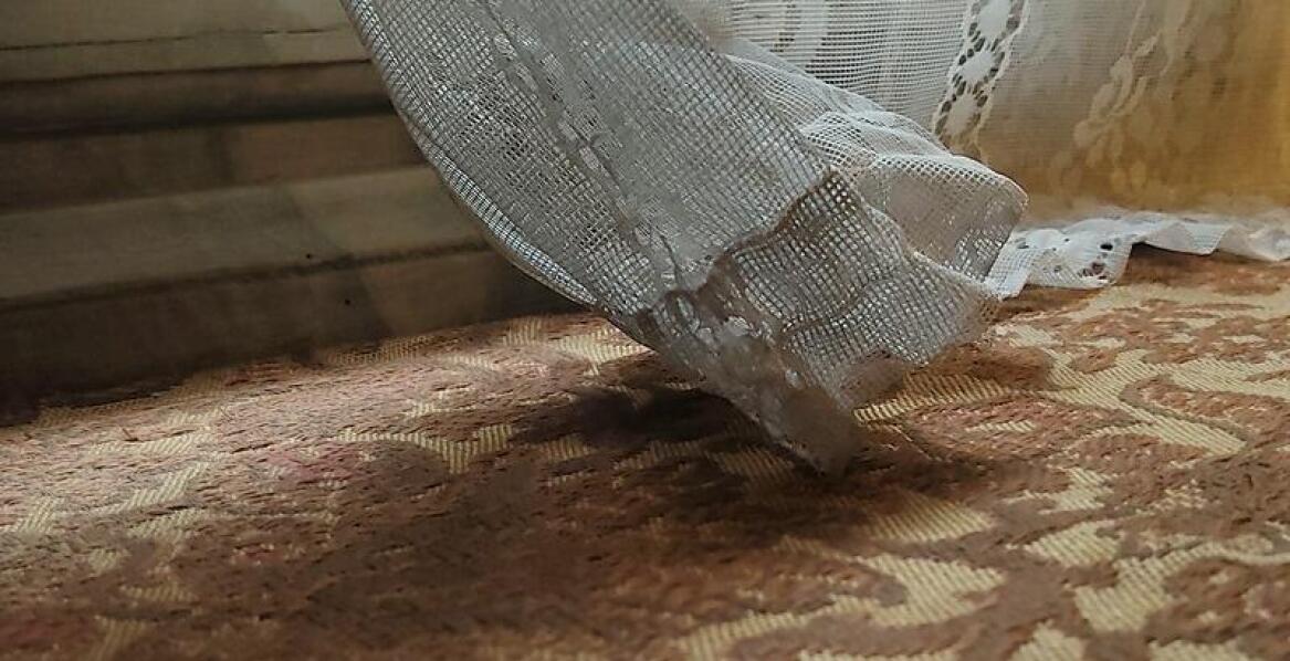 Gipiura do firan 15 cm w aranżacji okien kuchennych