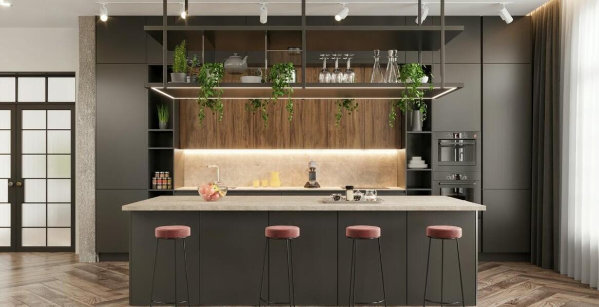 Porównanie różnych układów mebli w kuchniach na zamówienie