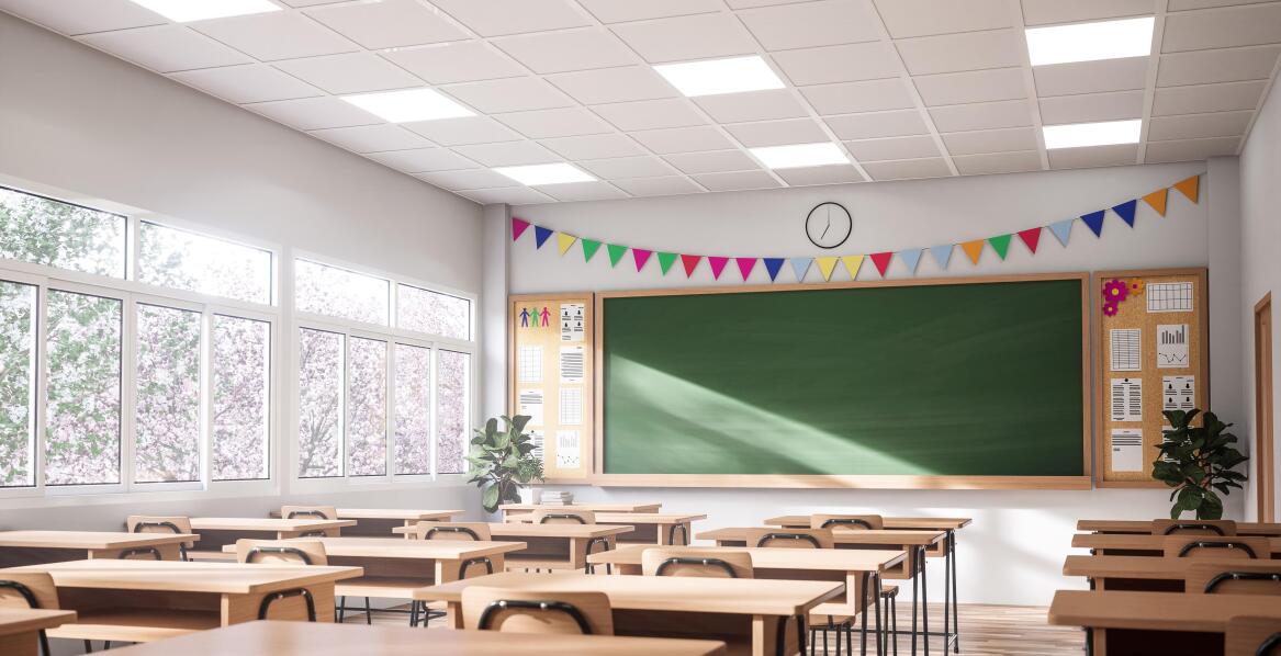 Zastosowanie profili LED sufitowych w przestrzeniach edukacyjnych