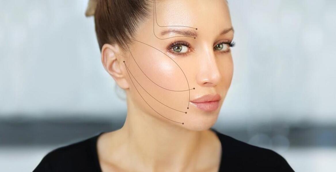 Korekcja asymetrii twarzy przy użyciu kwasu hialuronowego