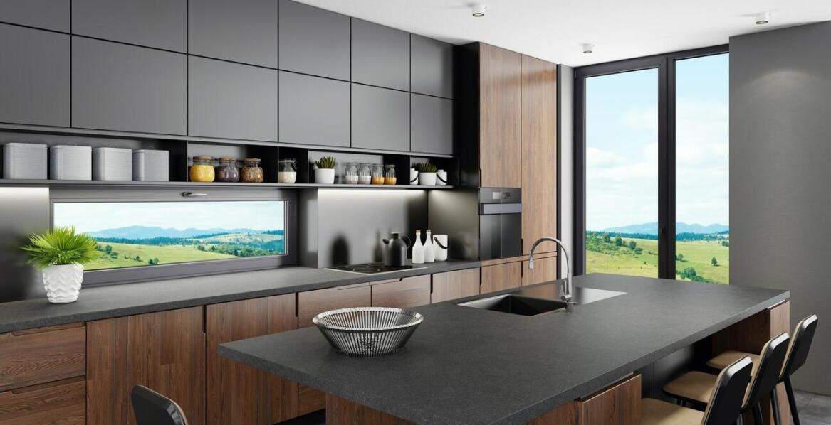 Elegancja i funkcjonalność granitowych parapetów w nowoczesnych kuchniach