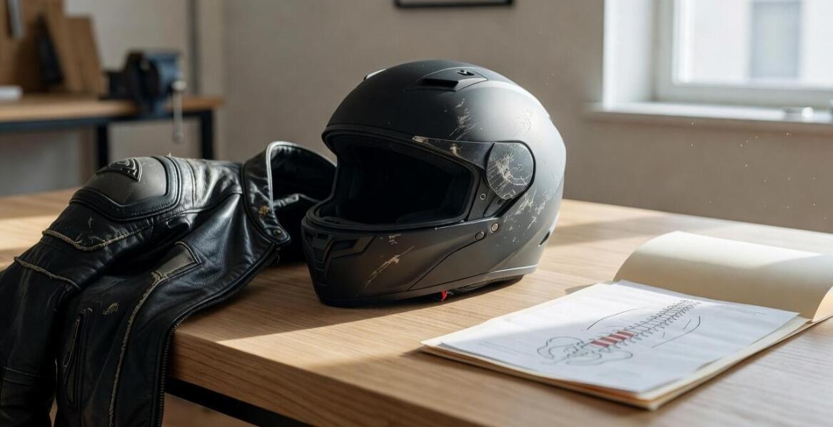 Dlaczego kask, odzież ochronna i dokumentacja leczenia tworzą podstawę roszczenia motocyklisty