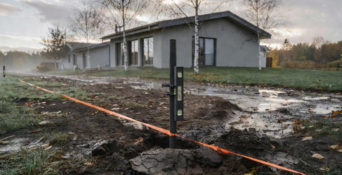 Jak przygotować działkę pod montaż ogrodzenia, gdy teren jest nierówny i wilgotny