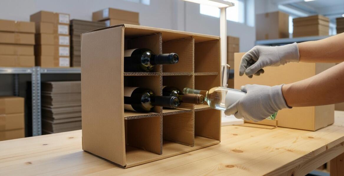 Separacja butelek w paczce zbiorczej: dlaczego kratownice w pudełkach na wino determinują bezpieczeństwo transportu e-commerce